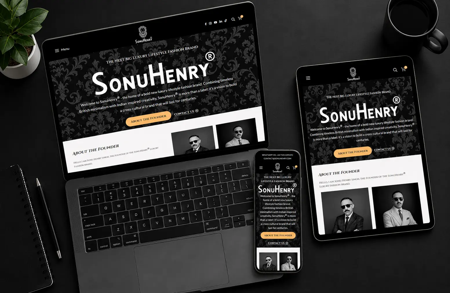 Sonuhenry Website Development